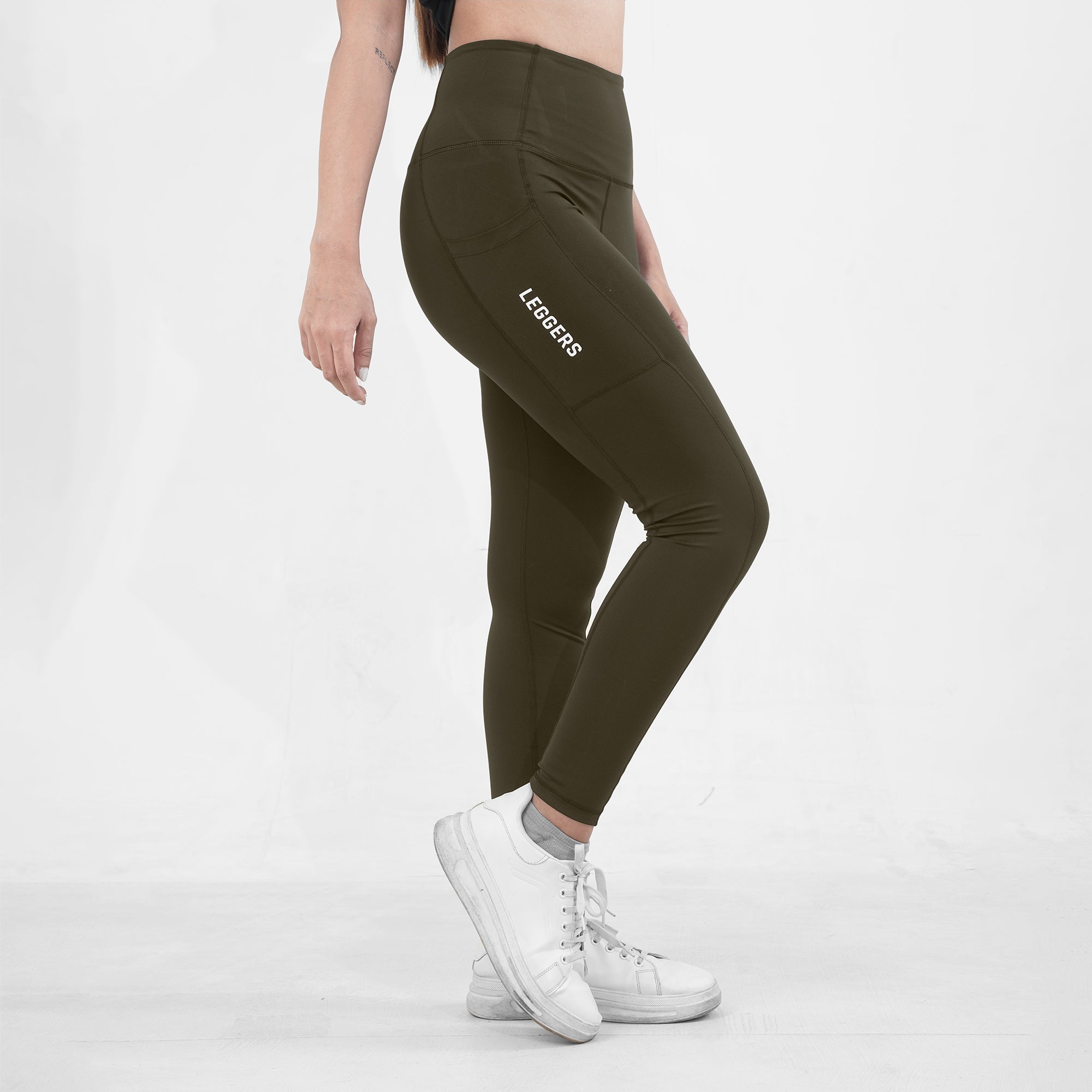 Olive Pocket Leggings