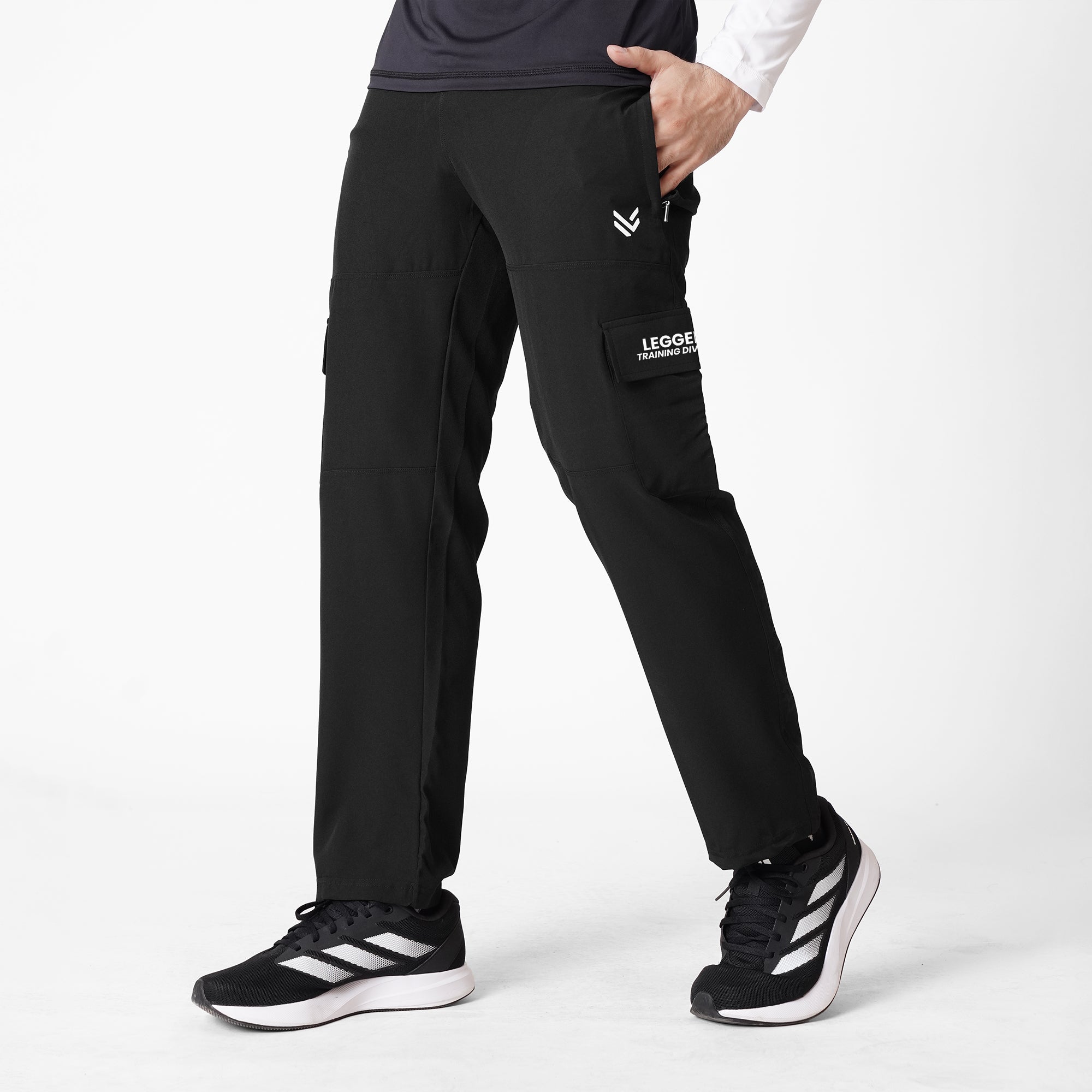 Glide Black Trouser