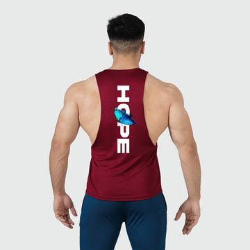 HOPE Maroon Tank Top