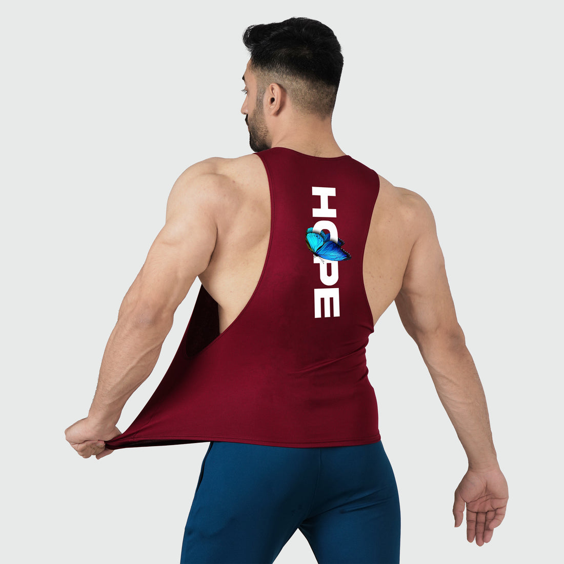 HOPE Maroon Tank Top