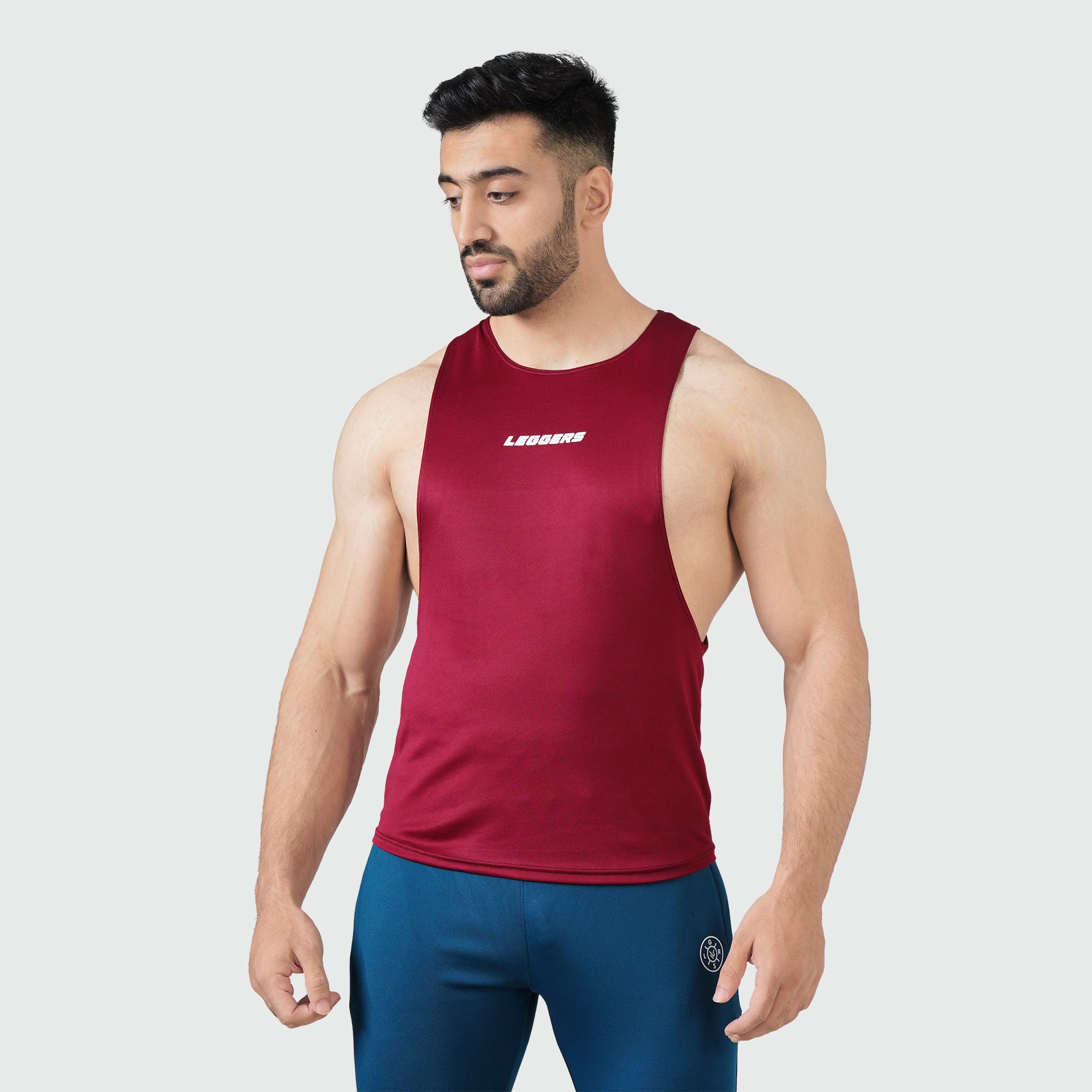 Essential Gym Maroon Tank Top
