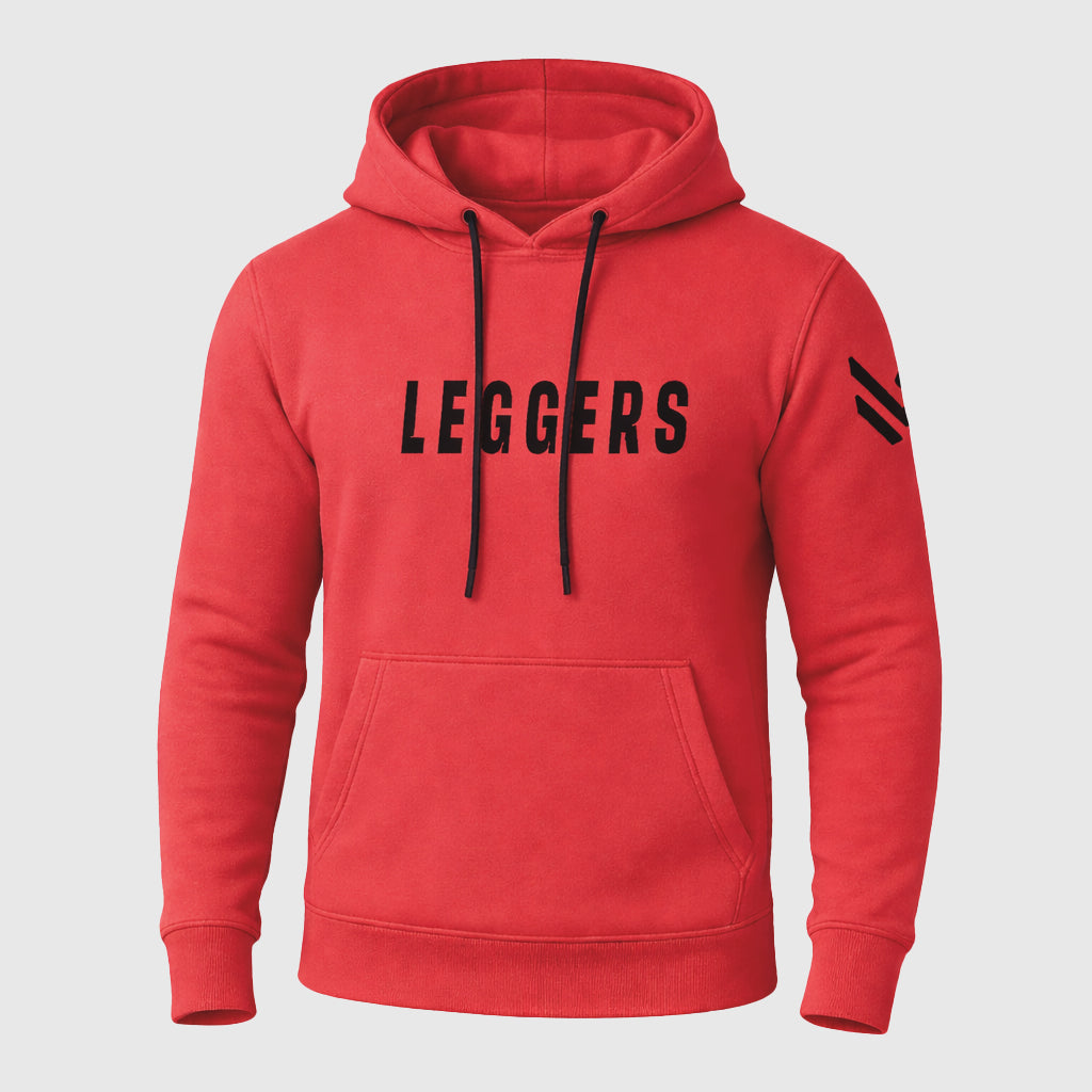 MOTION FLEECE RED HOODIE