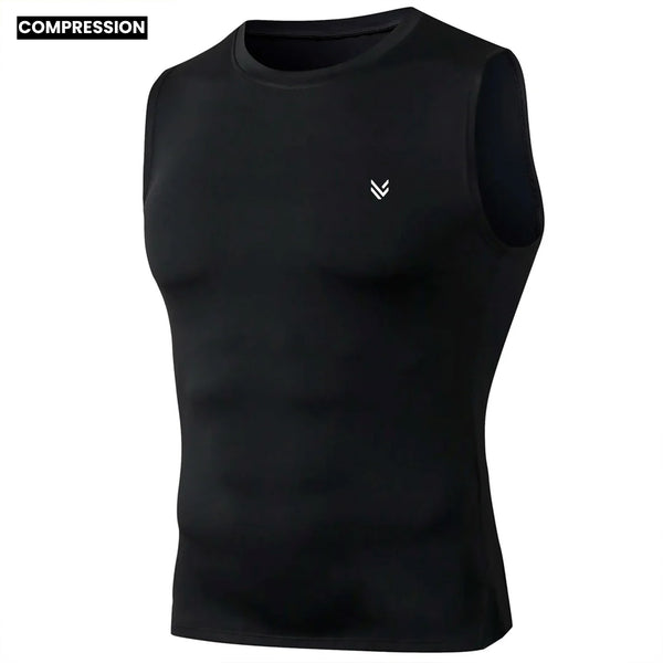 【BLUER】HIGH-TENSION GRADATION WASHING SLEEVELESS BLACK (M) HeatGear® Men's Sleeveless | Under Armour