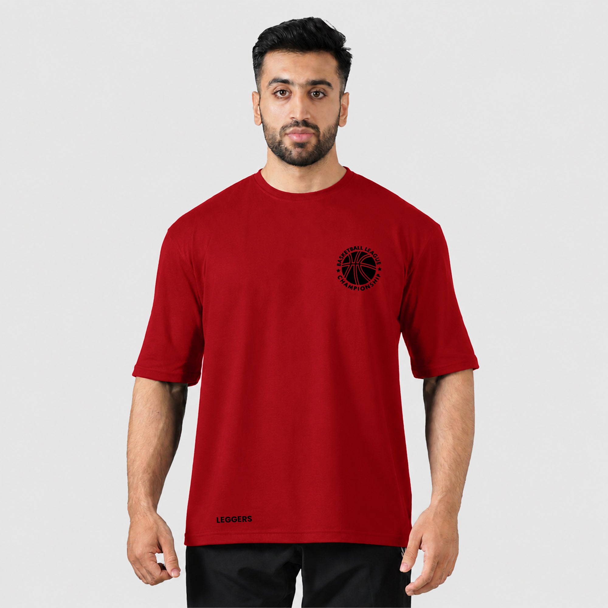 Champion Maroon Oversized TEE
