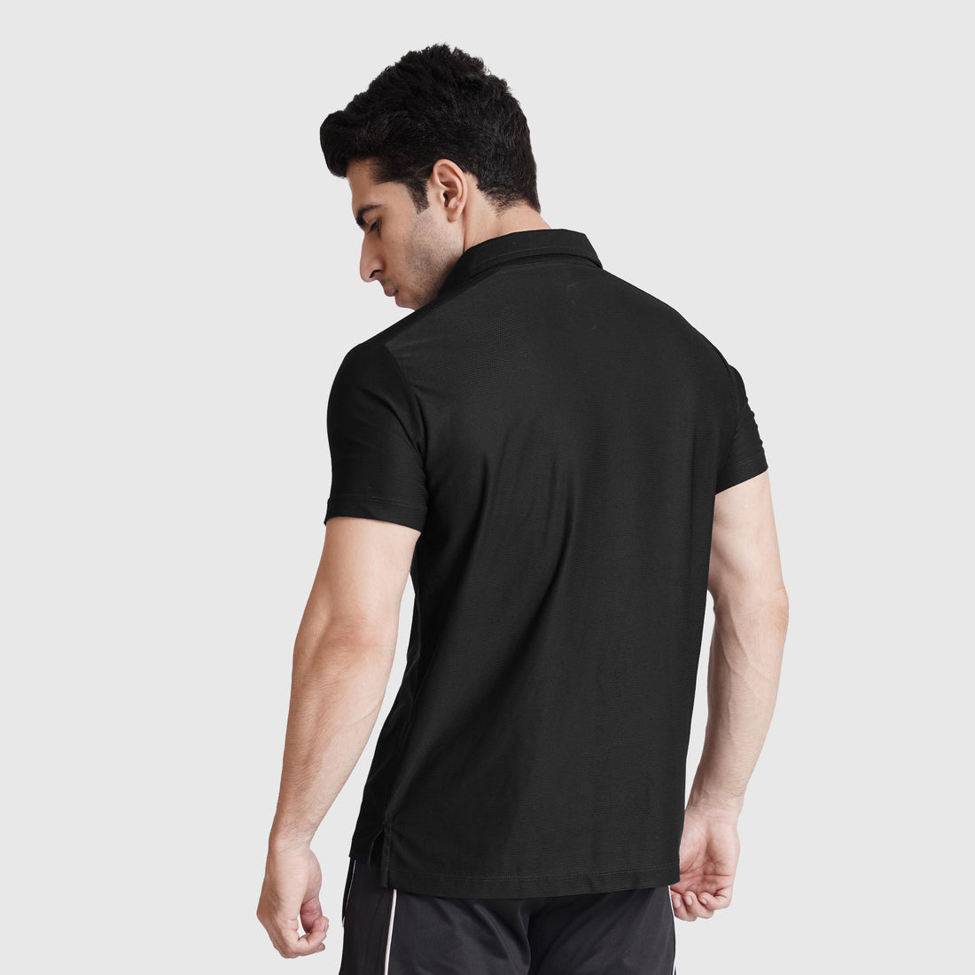 Performance Black Polo Shirt