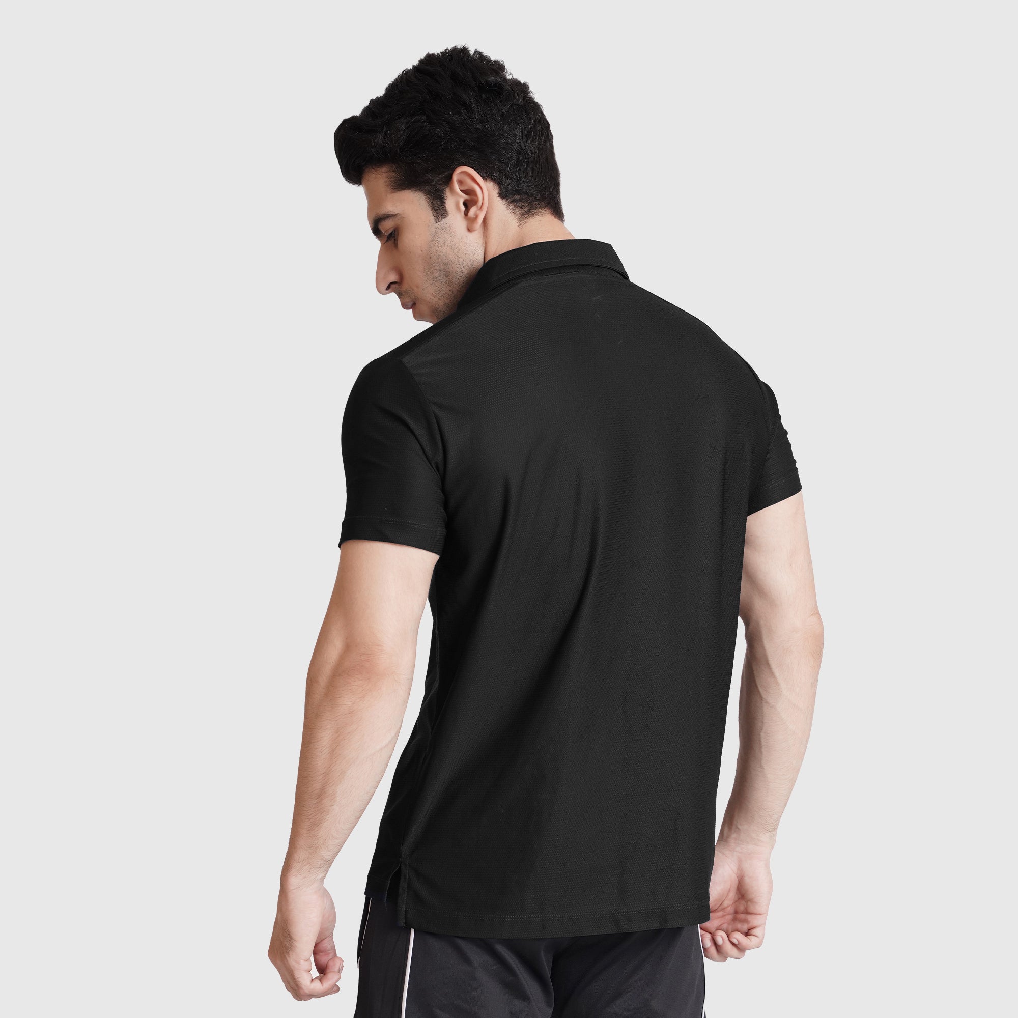 Performance Black Polo Shirt