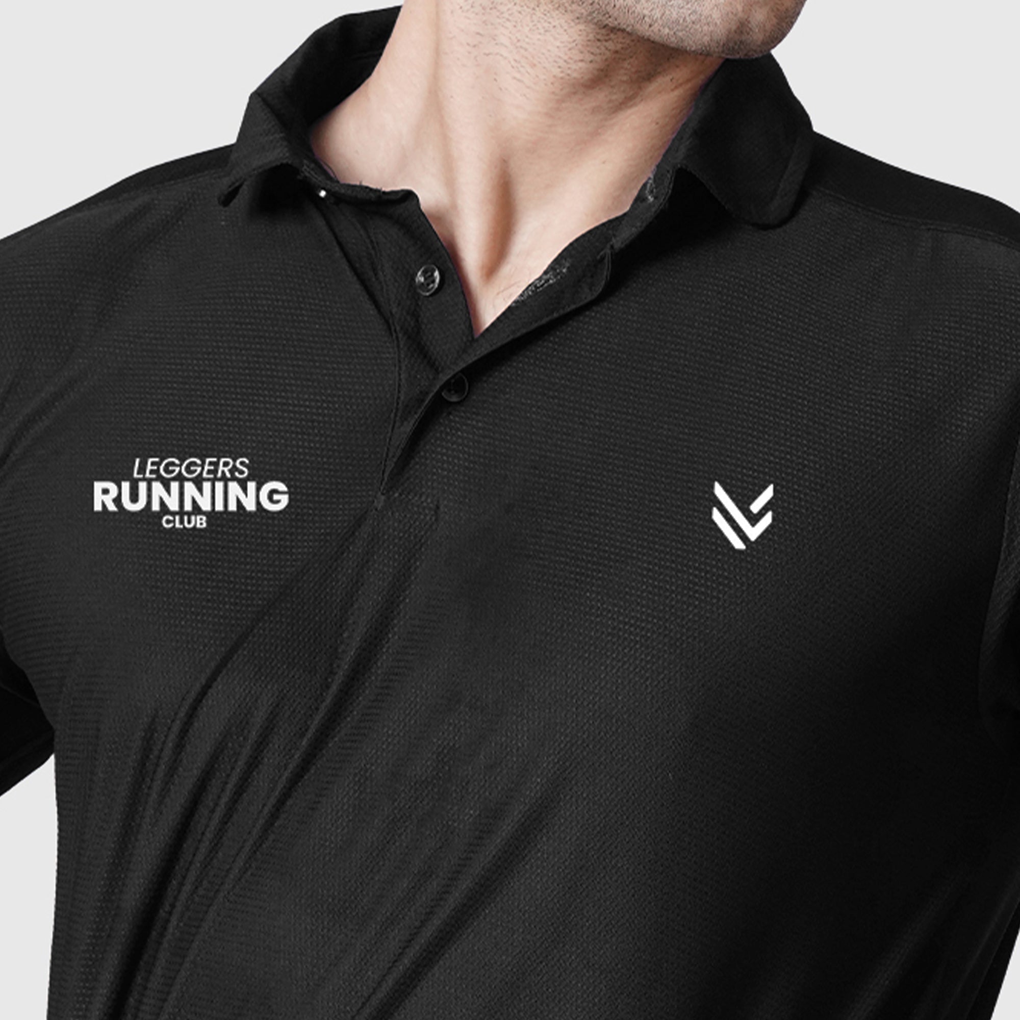 Performance Black Polo Shirt