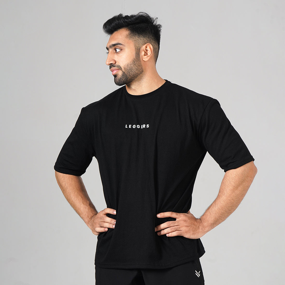 MaxRep Black Oversized Shirt