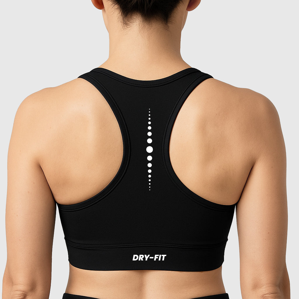 Flexi Black Sports Bra