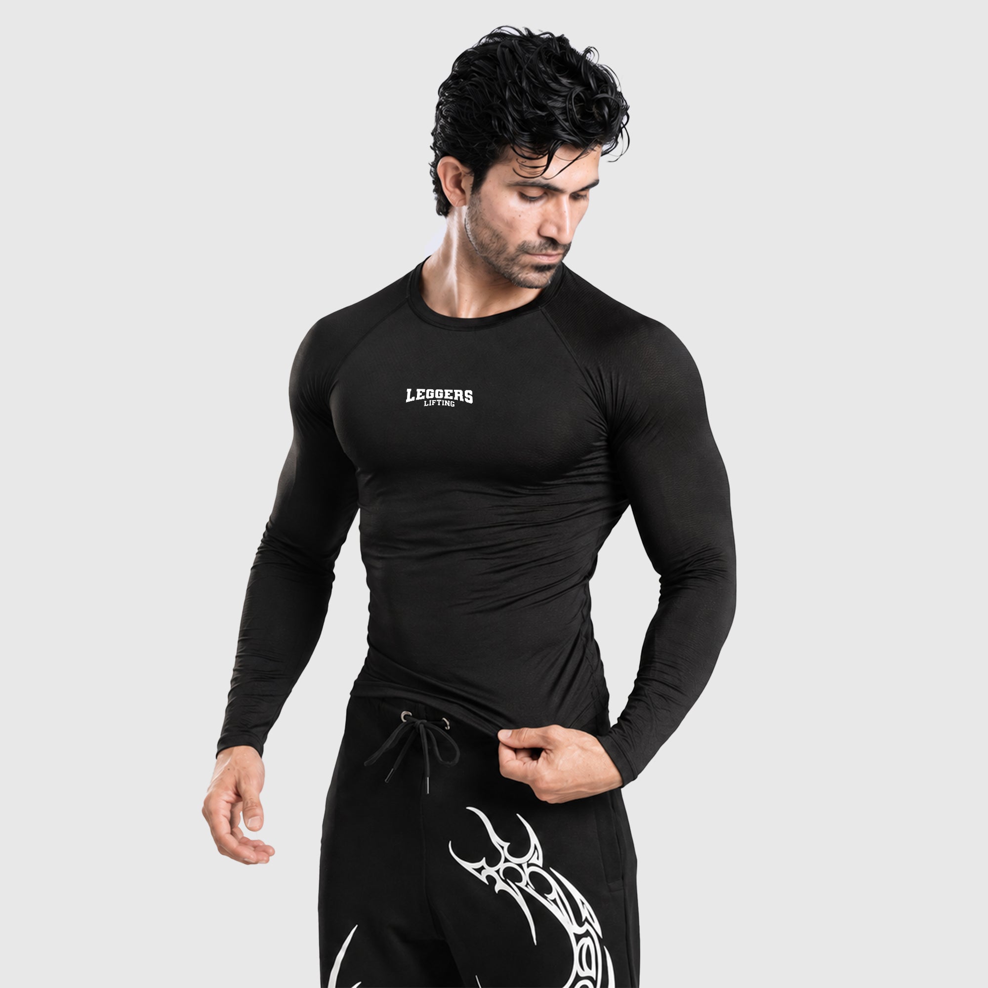 Velocity Black F/S Compression Shirt