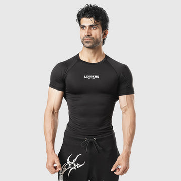 Velocity Black H/S Compression TEE