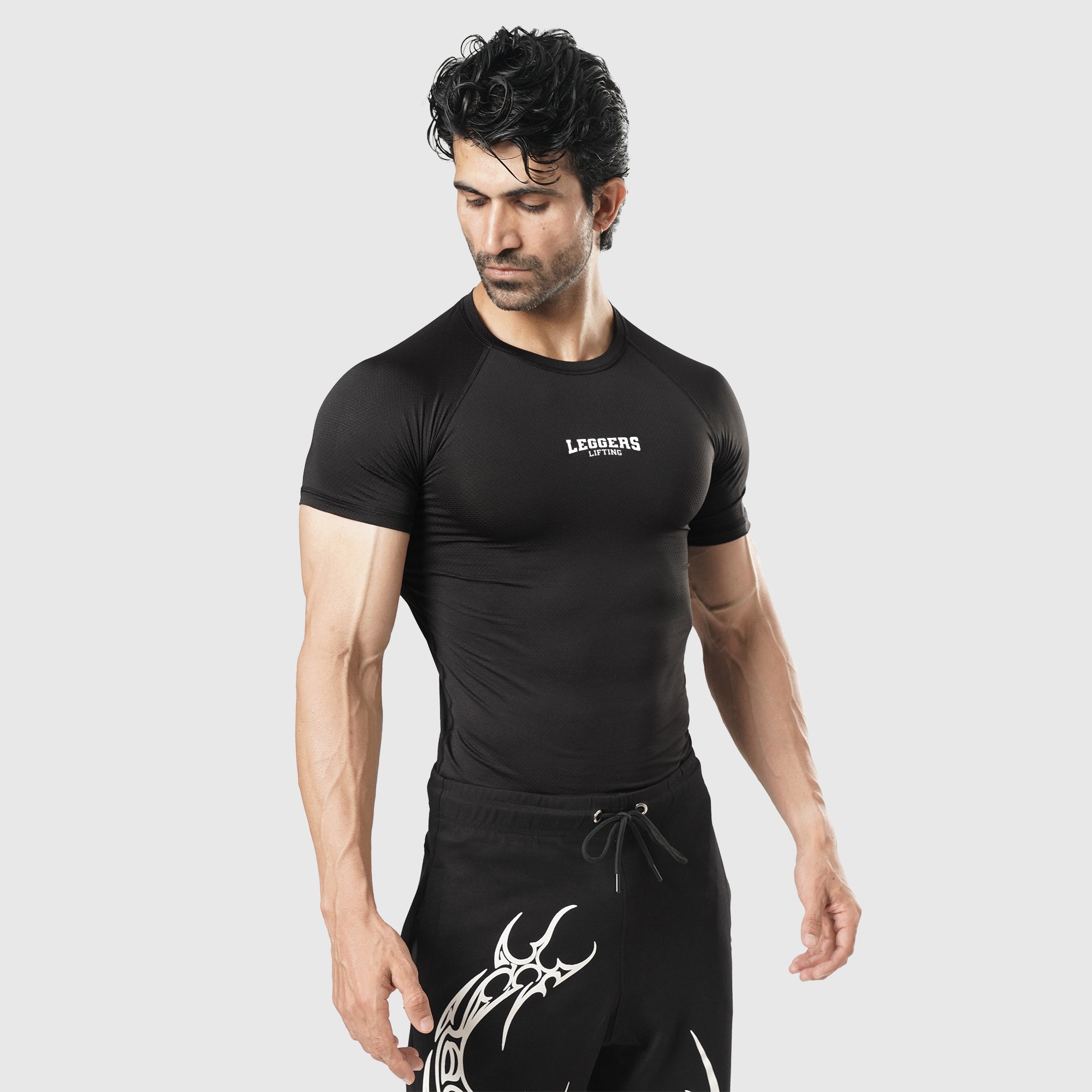 Velocity Black H/S Compression TEE