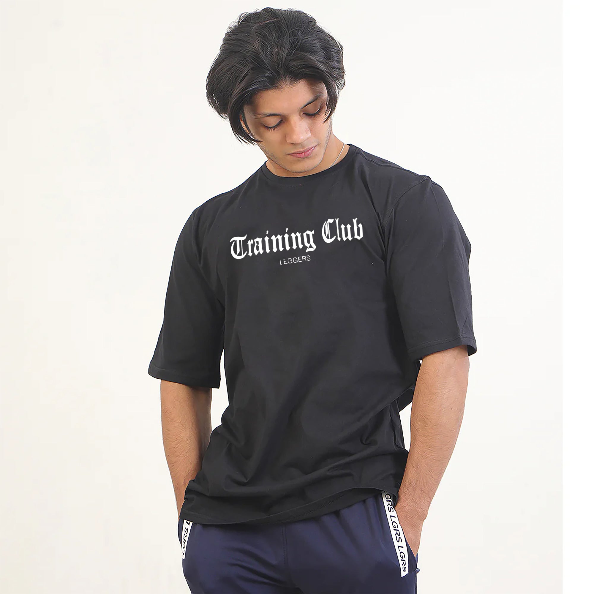 BLACK OVERSIZED Training TEE