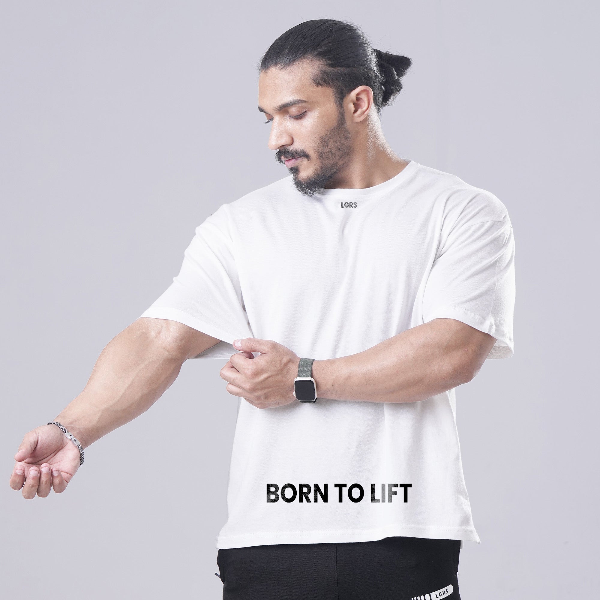 LIFT WHITE OVERSIZED TEE