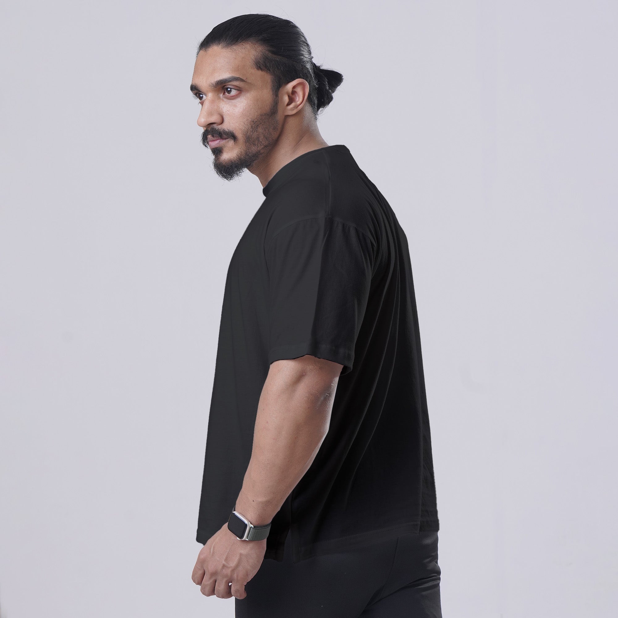 REPRESENT BLACK OVERSIZED TEE