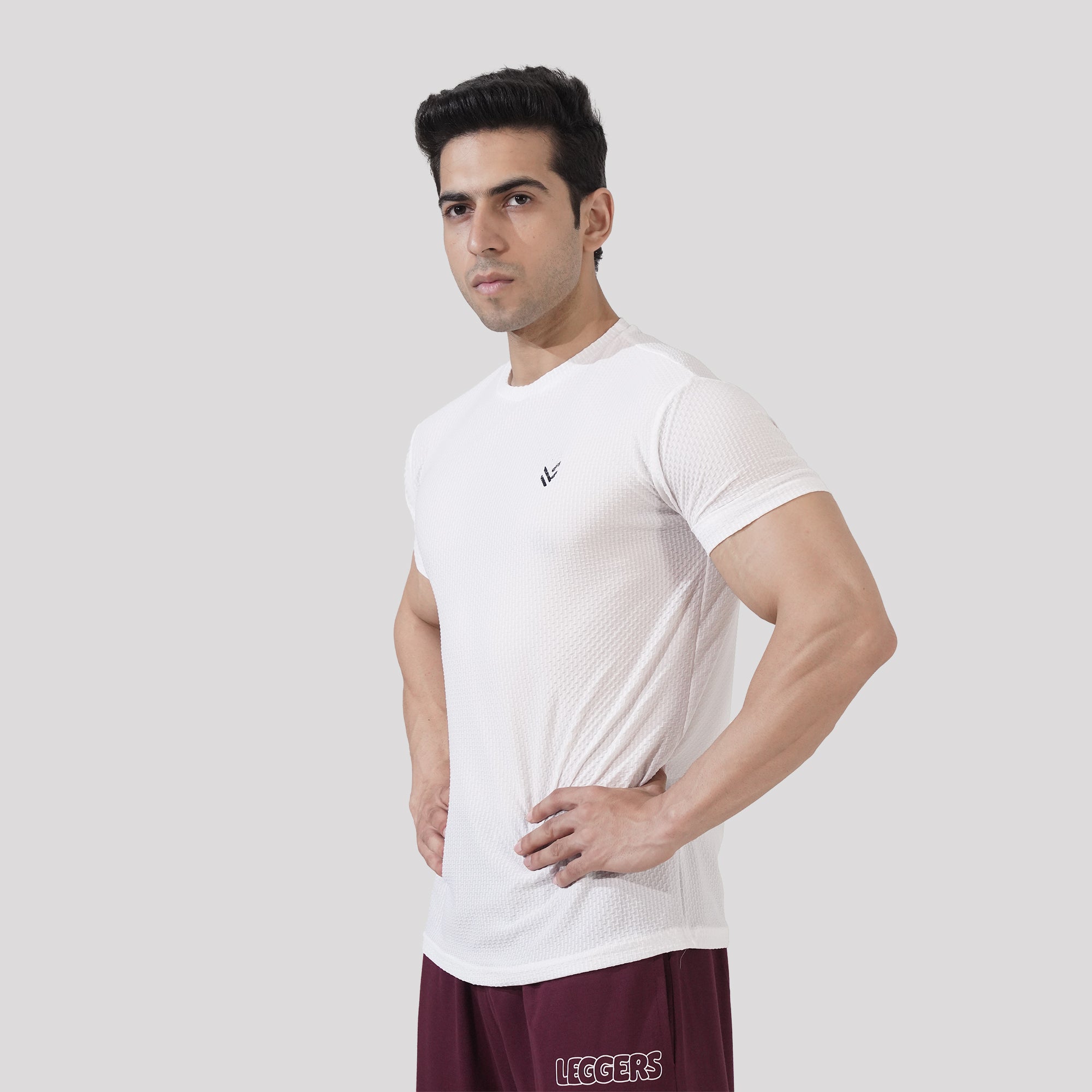 White Boxed Texture Premium Shirt