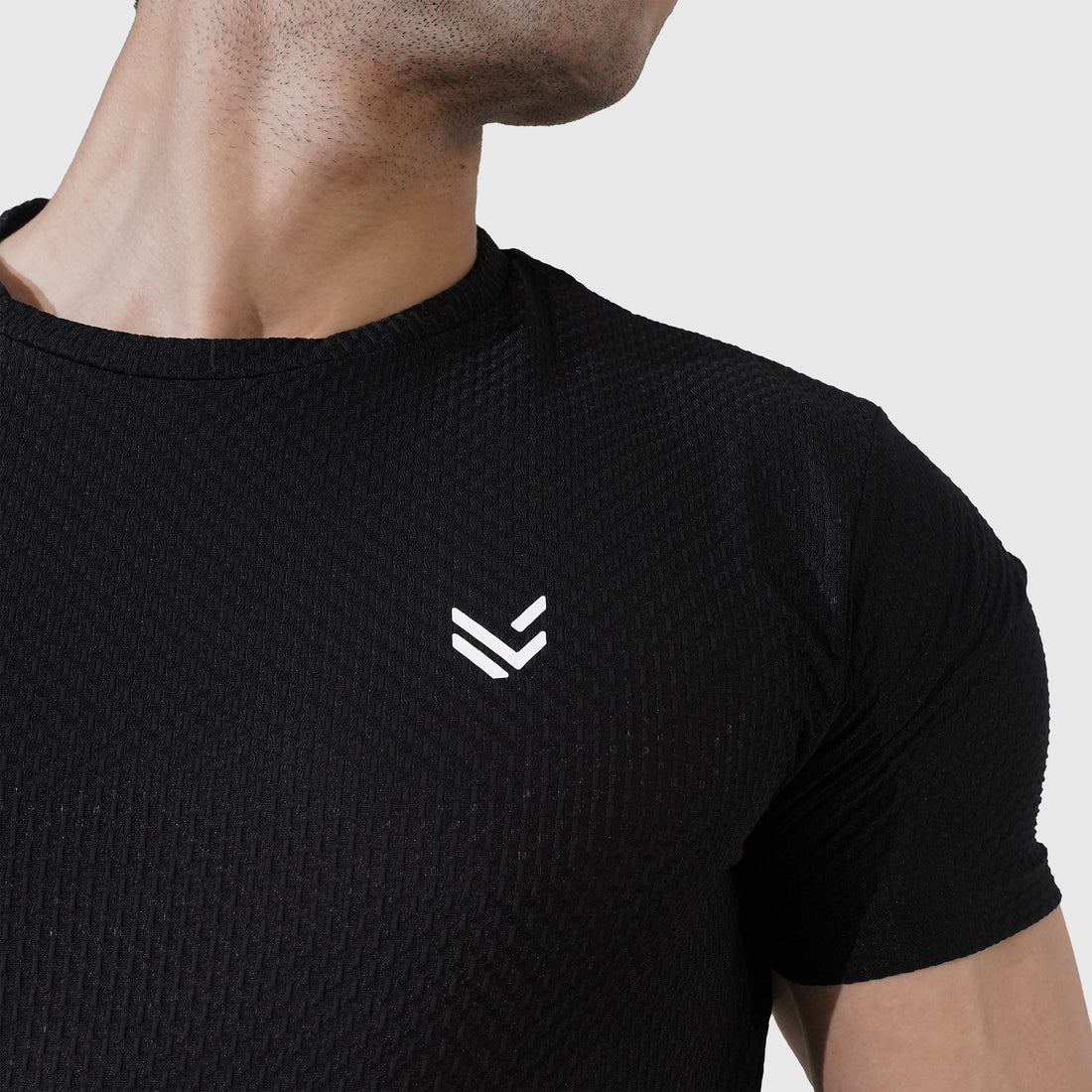 Black Boxed Texture Premium Shirt