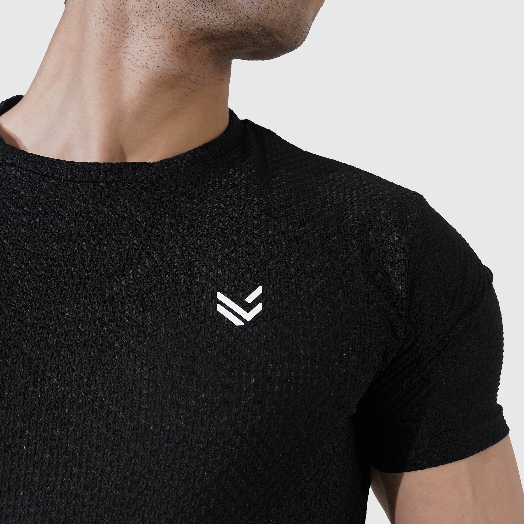 Black Boxed Texture Premium Shirt