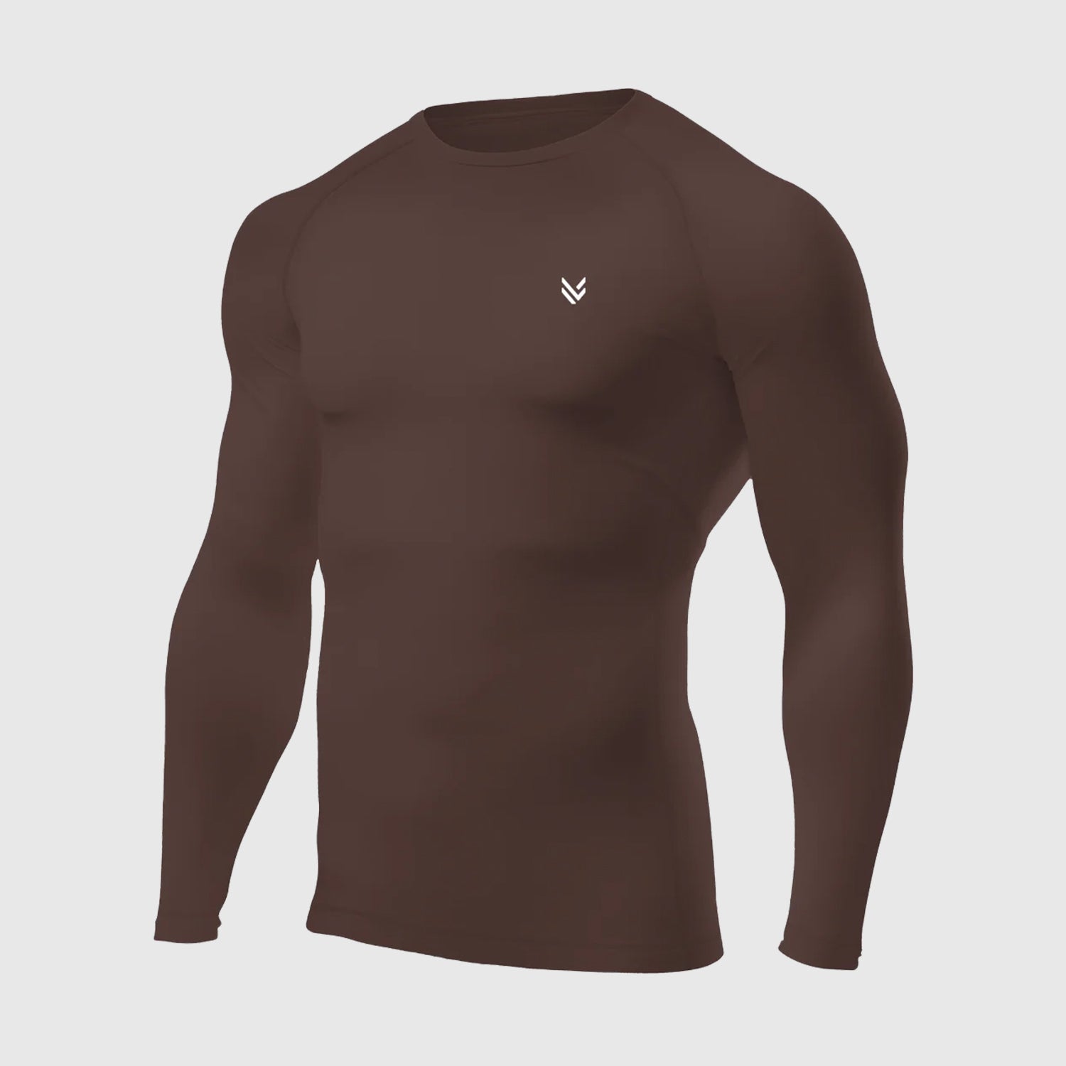 MuscleFit Brown Full Compression Shirt