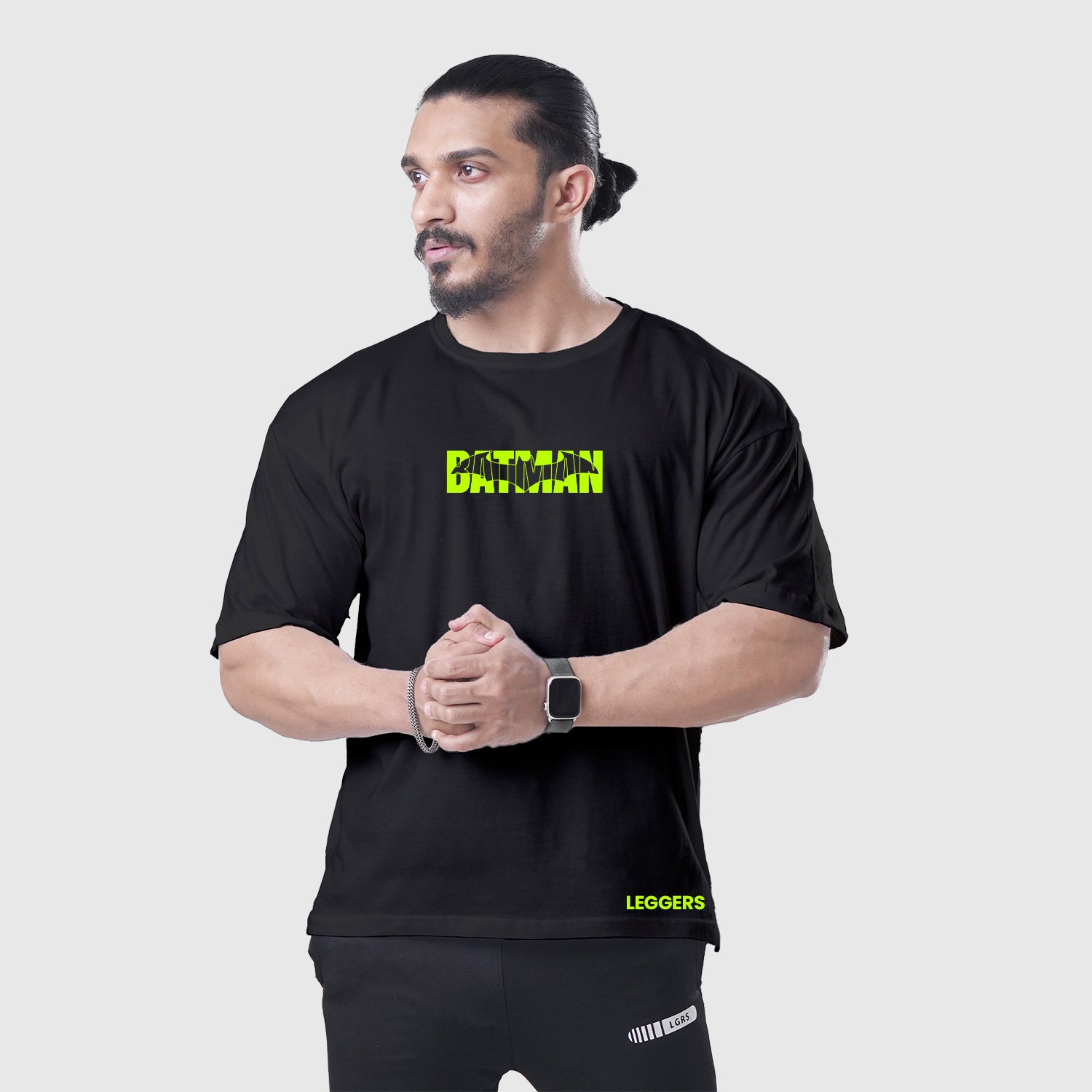 Black Batman Oversized Tee