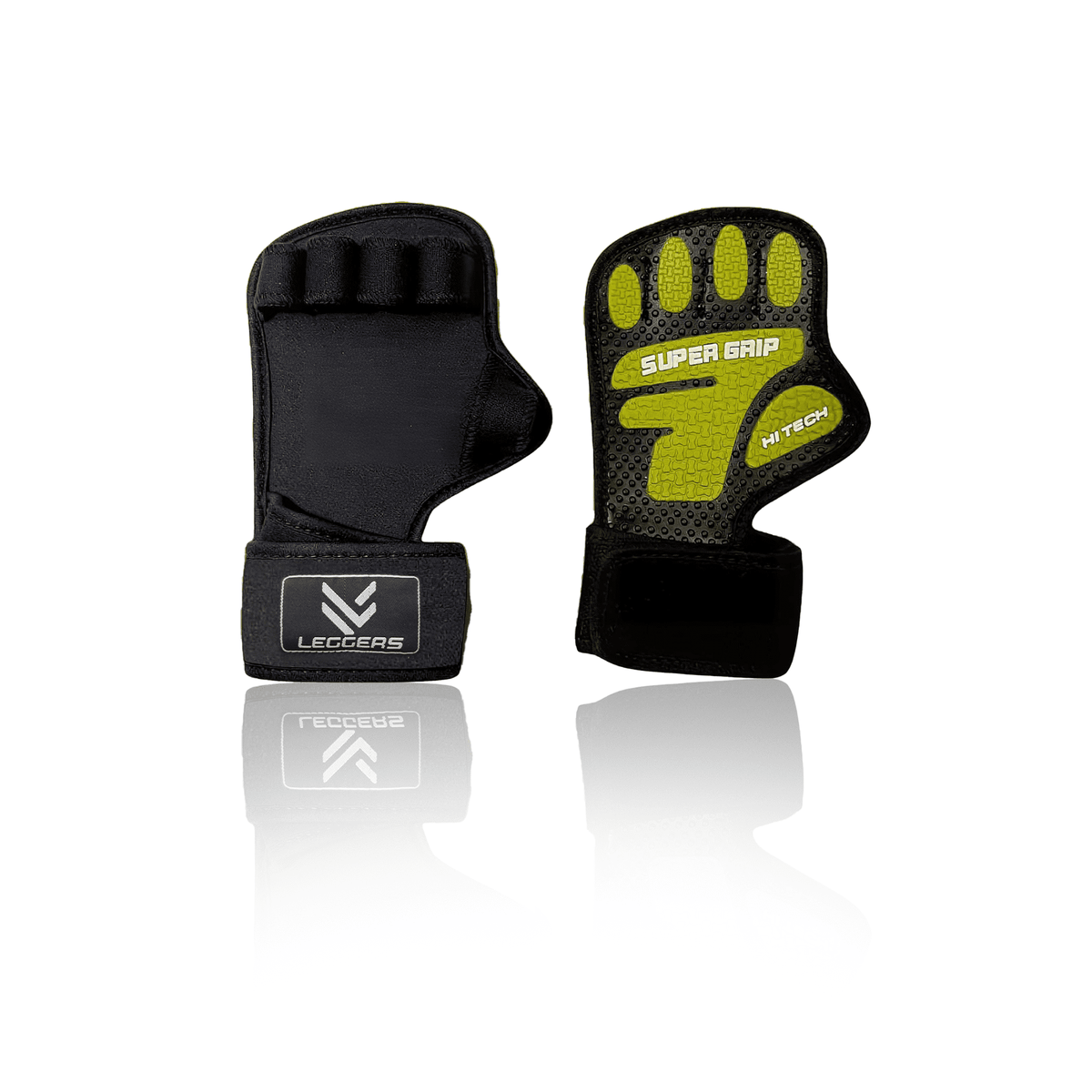 Green-Black Gym Gloves