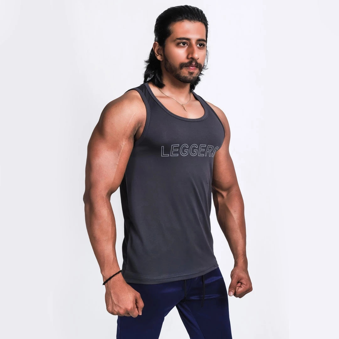 Smoke Grey Men’s Top Tank