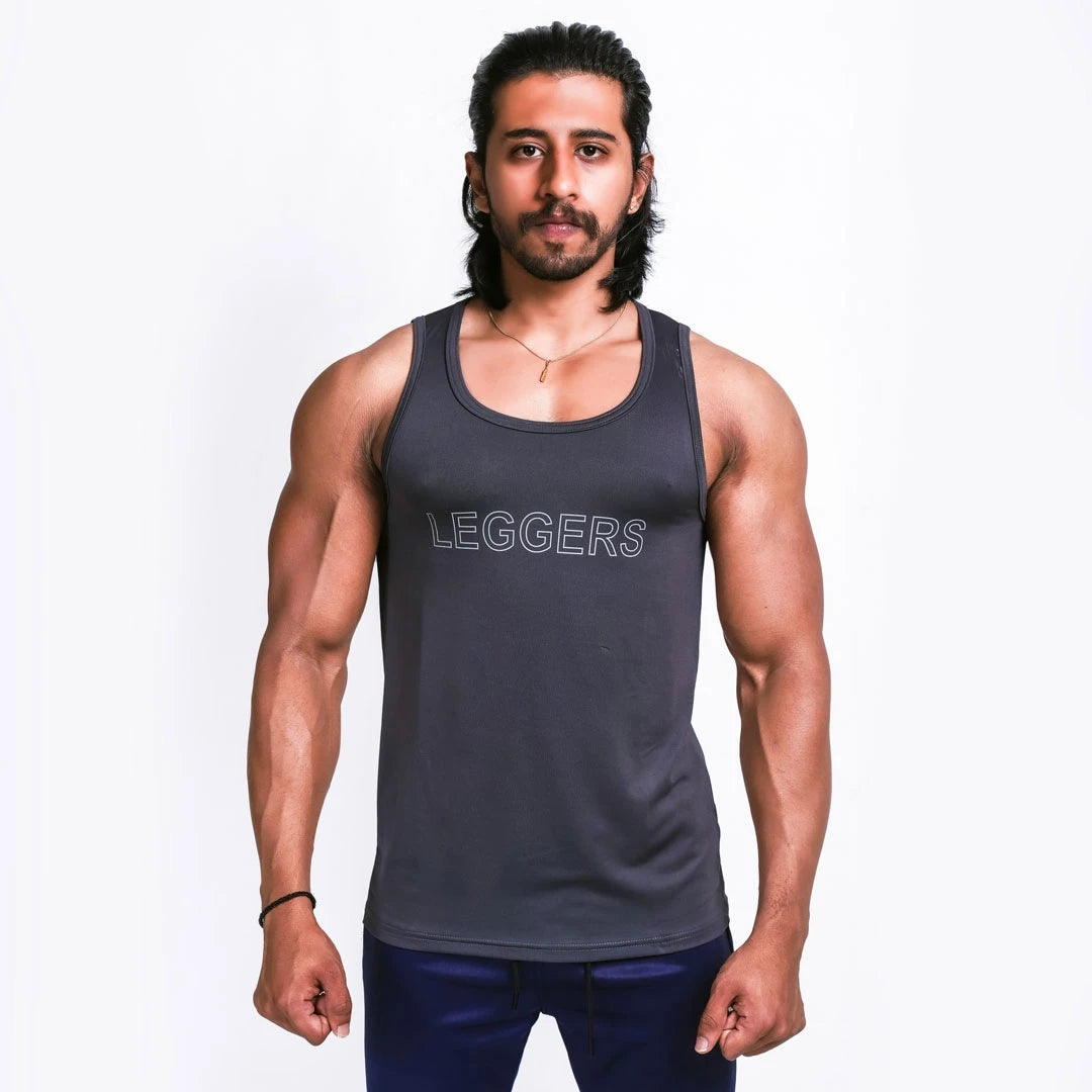 Smoke Grey Men’s Top Tank