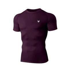 MuscleFit Purple Compression TEE