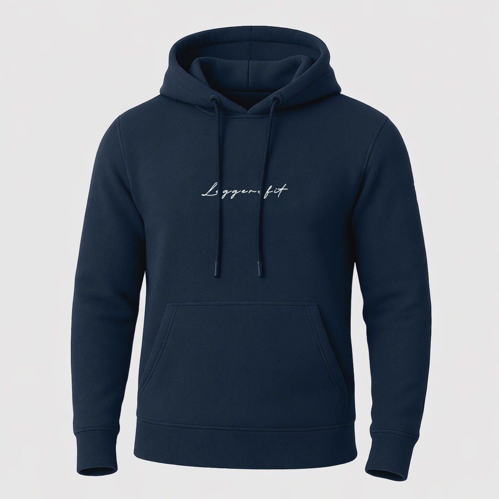 SIGNATURE FLEECE NAVY HOODIE