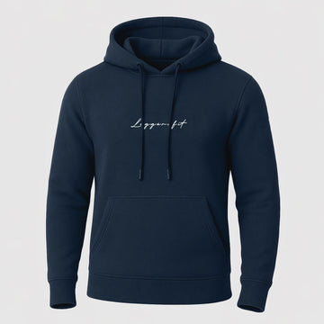 SIGNATURE FLEECE NAVY HOODIE
