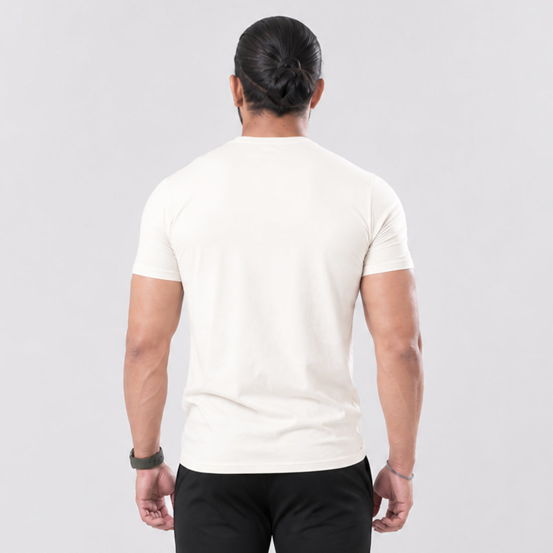 EMB OFF-White H/S TEE