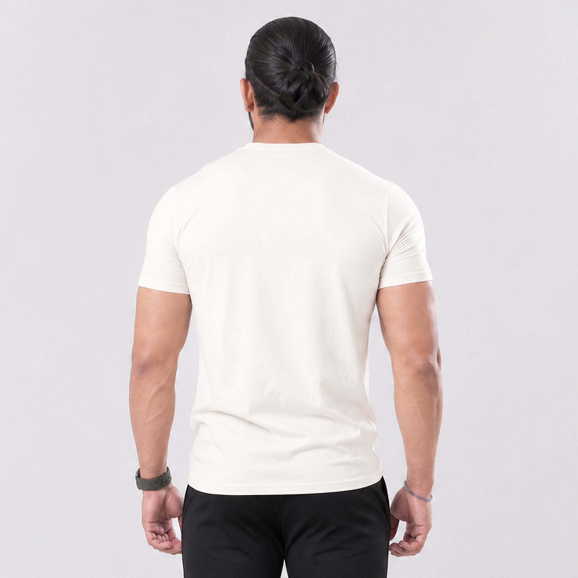 EMB OFF-White H/S TEE