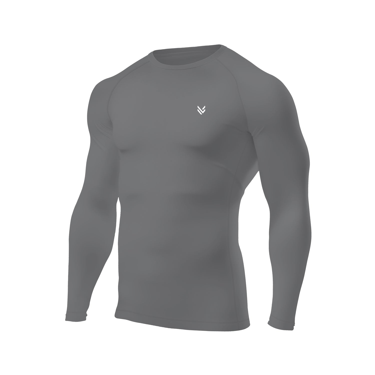 MuscleFit Gray Full Compression Shirt