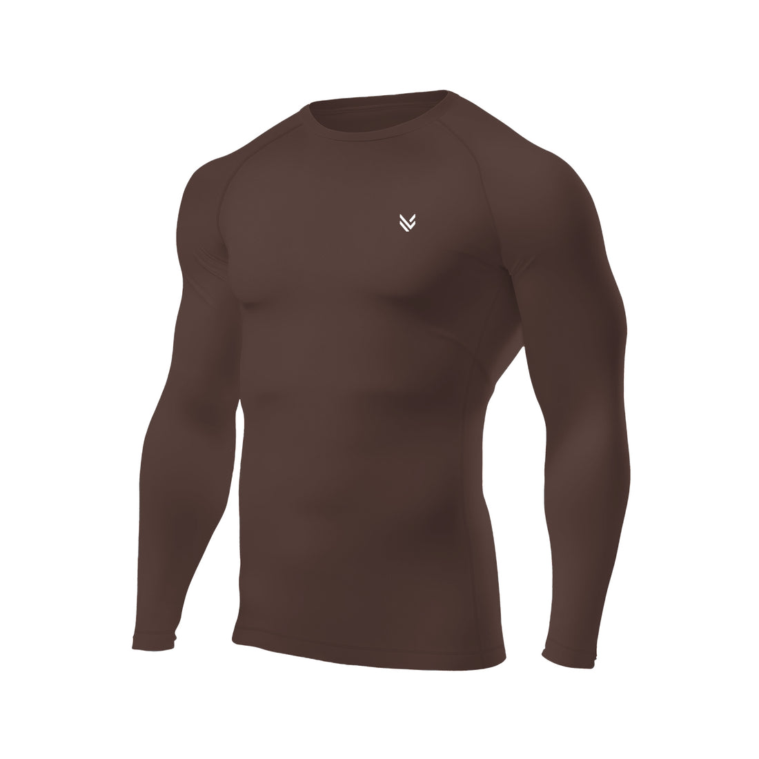 MuscleFit Brown Full Compression Shirt