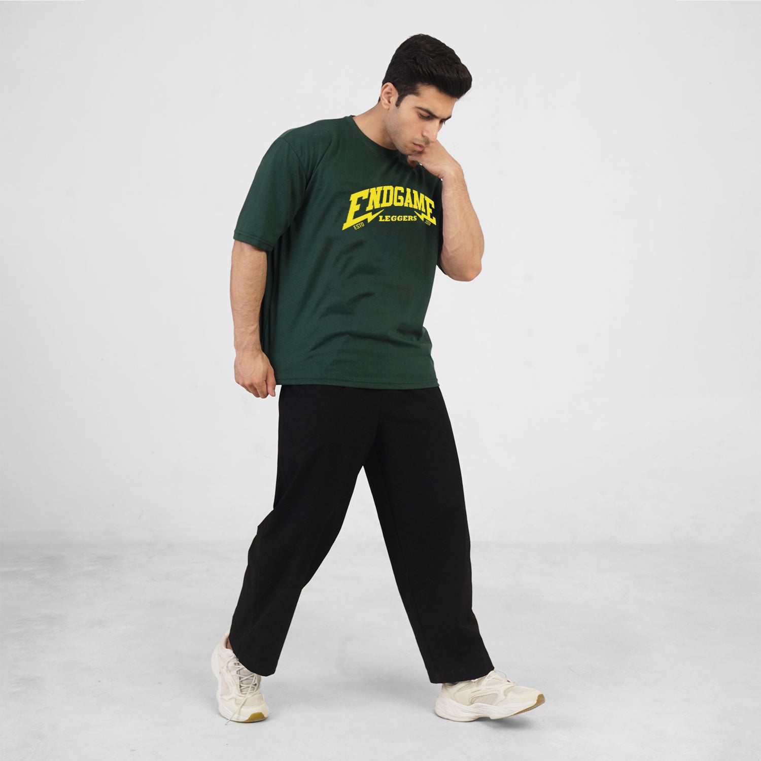EndGame Forest Green Oversized Shirt