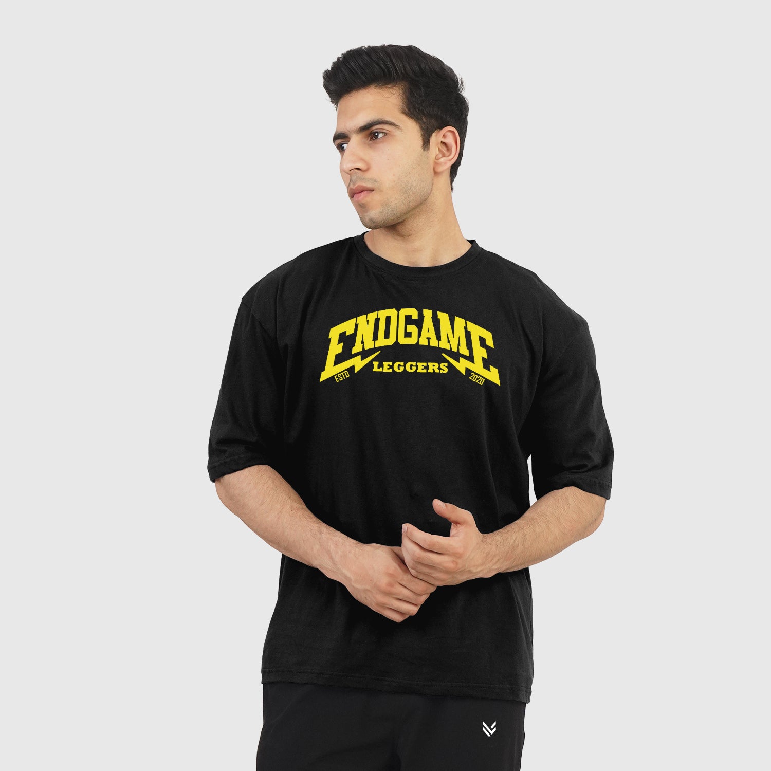 EndGame Black Oversized Shirt