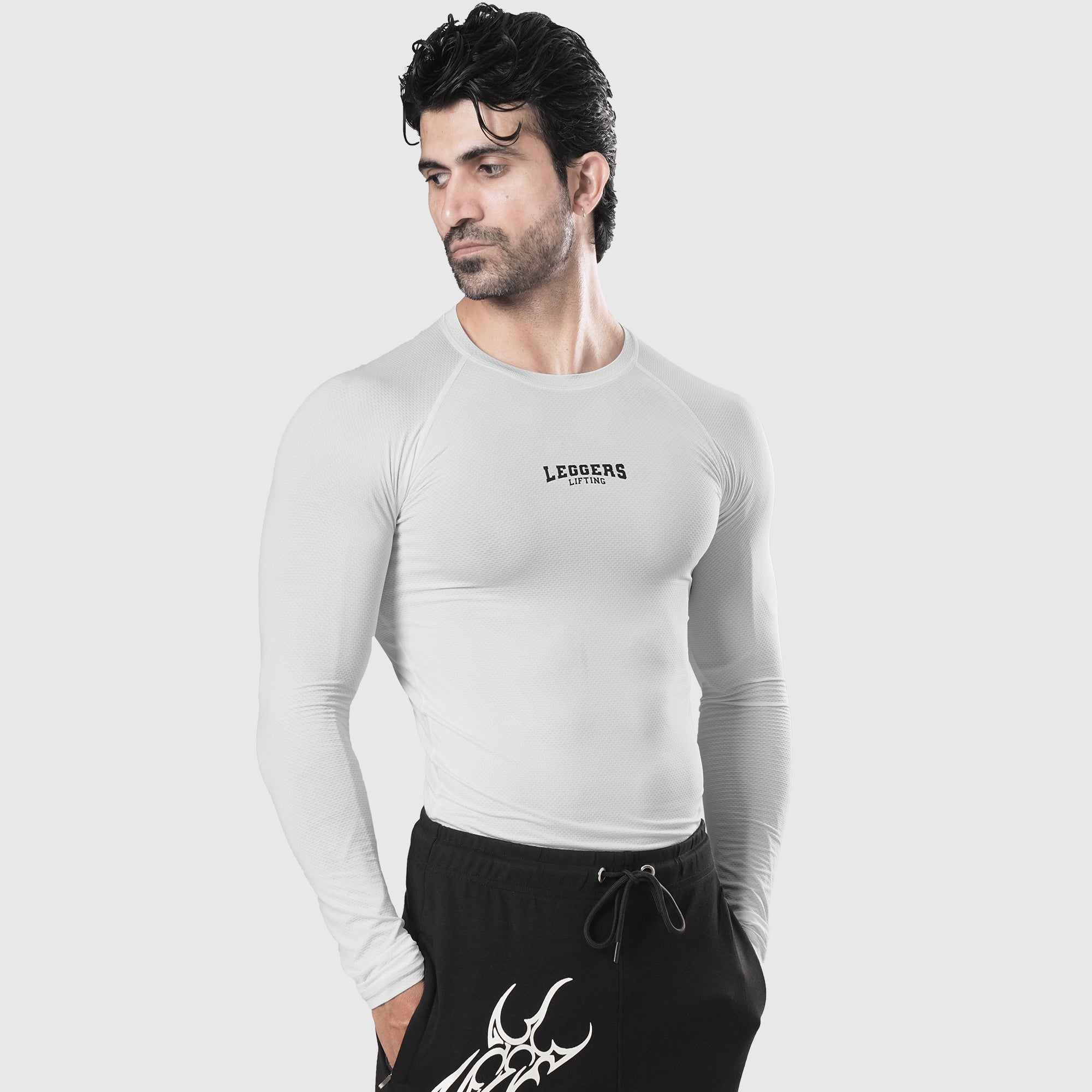 Velocity Light Gray F/S Compression TEE