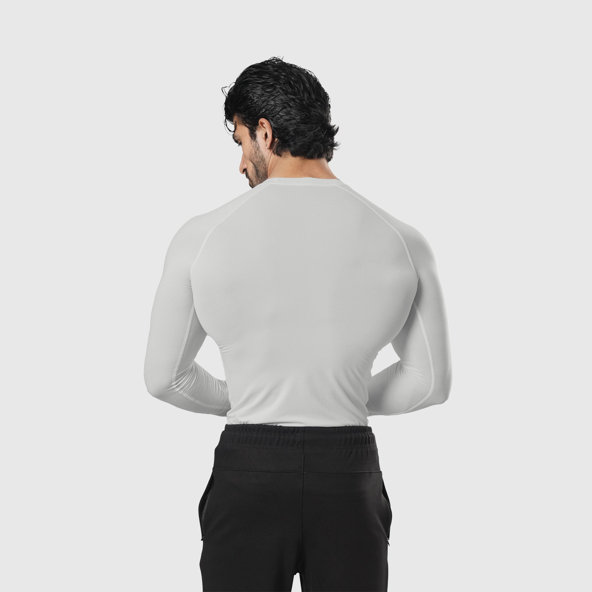 Velocity Light Gray F/S Compression TEE