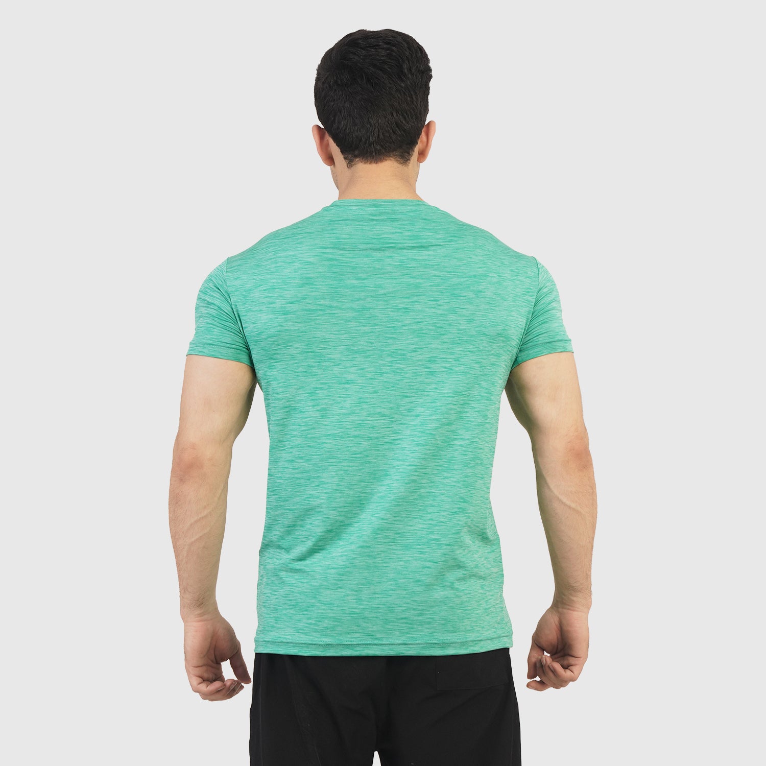 Heather Aqua H/S Tee