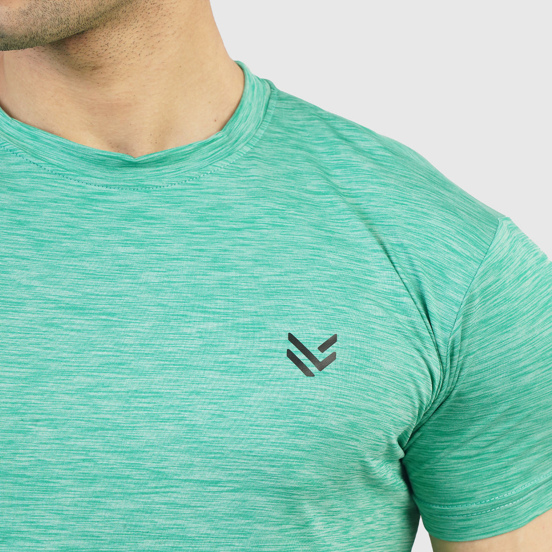 Heather Aqua H/S Tee