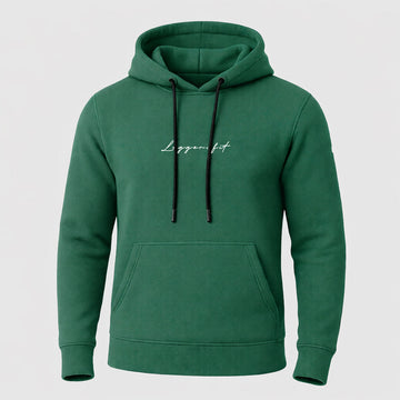 SIGNATURE FLEECE GREEN HOODIE