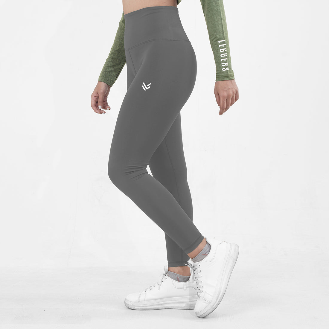 Elegant Gray Leggings