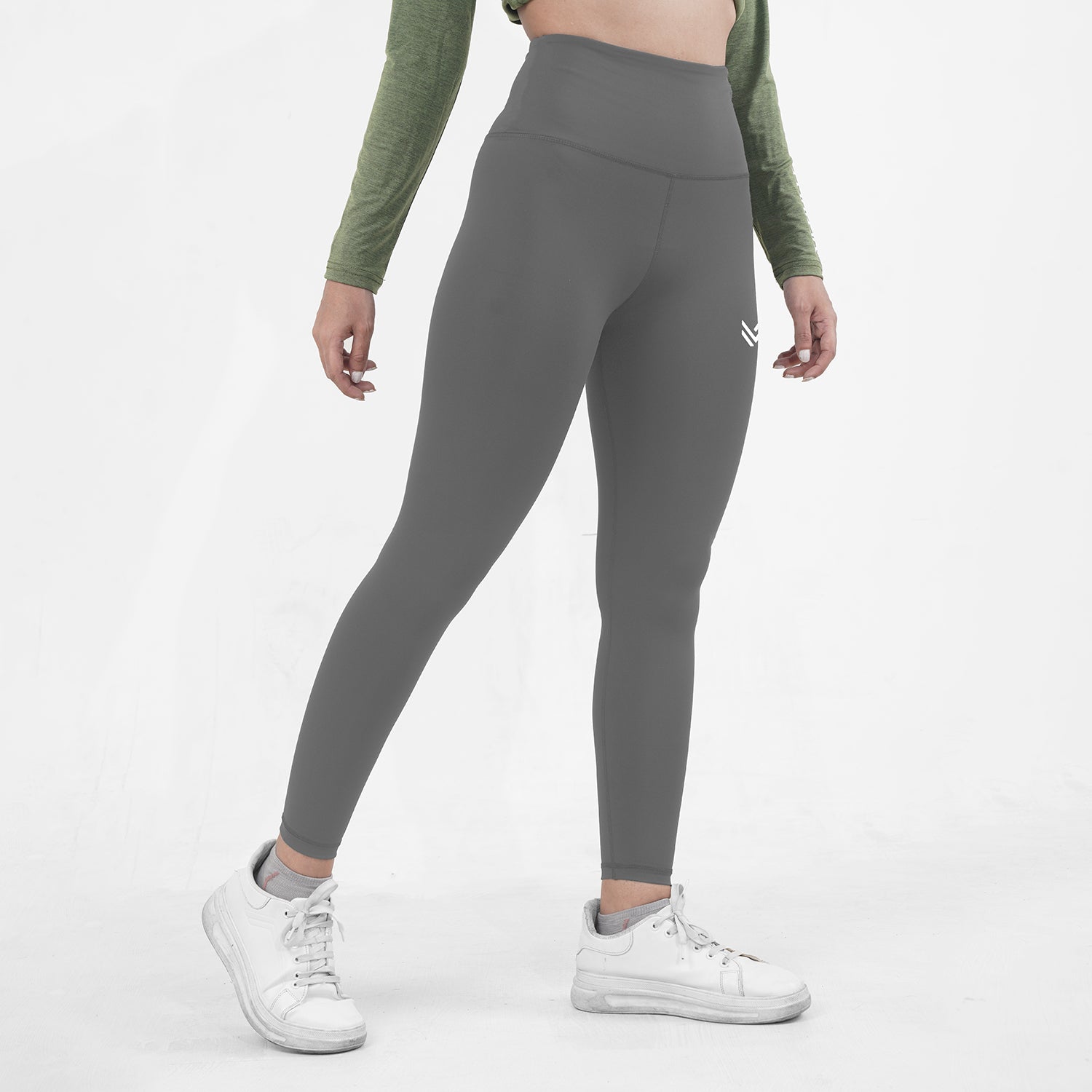 Elegant Gray Leggings