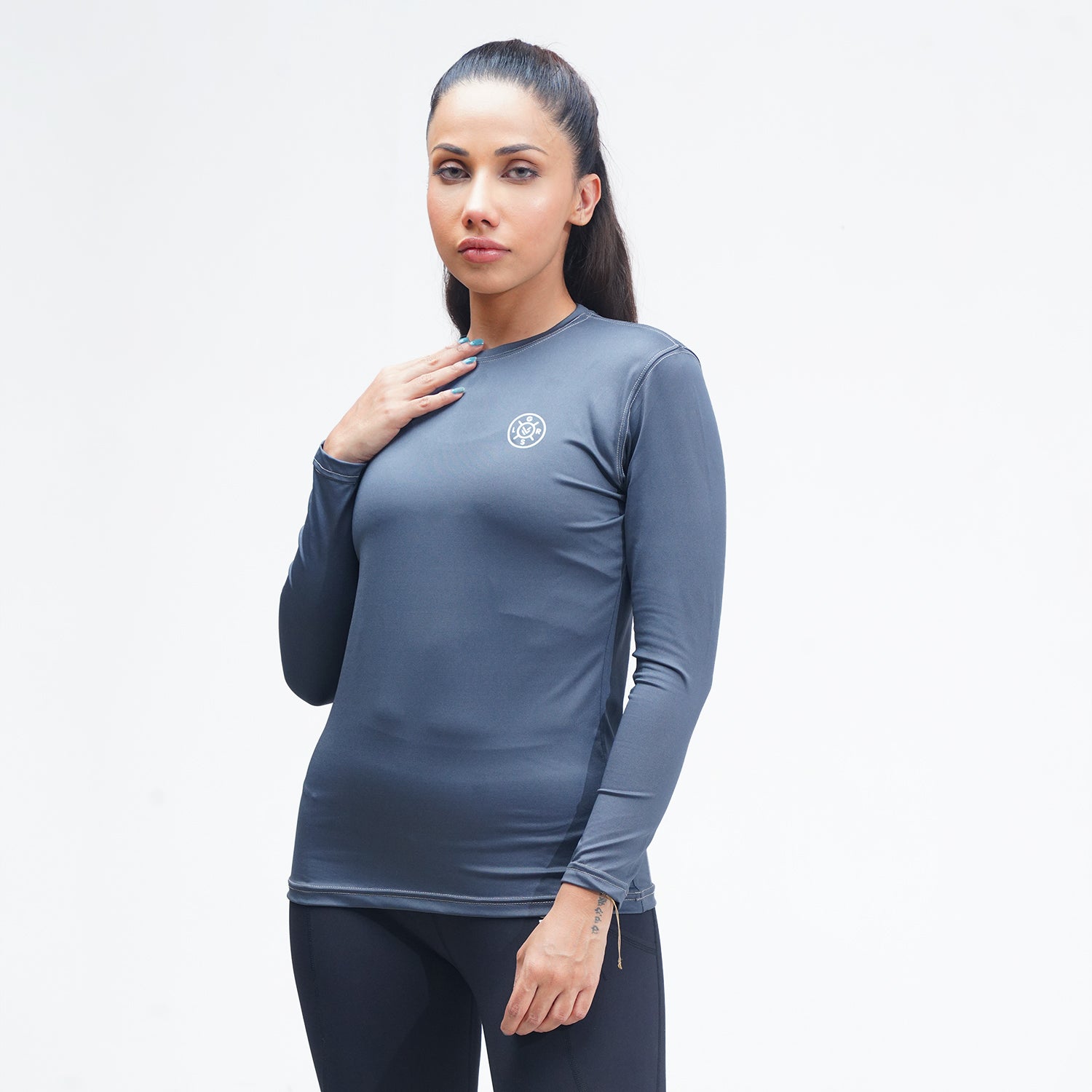 FireFlow Gray Women Full Sleeve