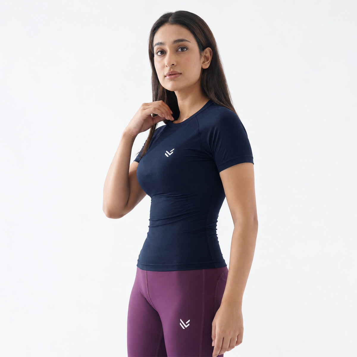 Flex Navy Women H/S Compression