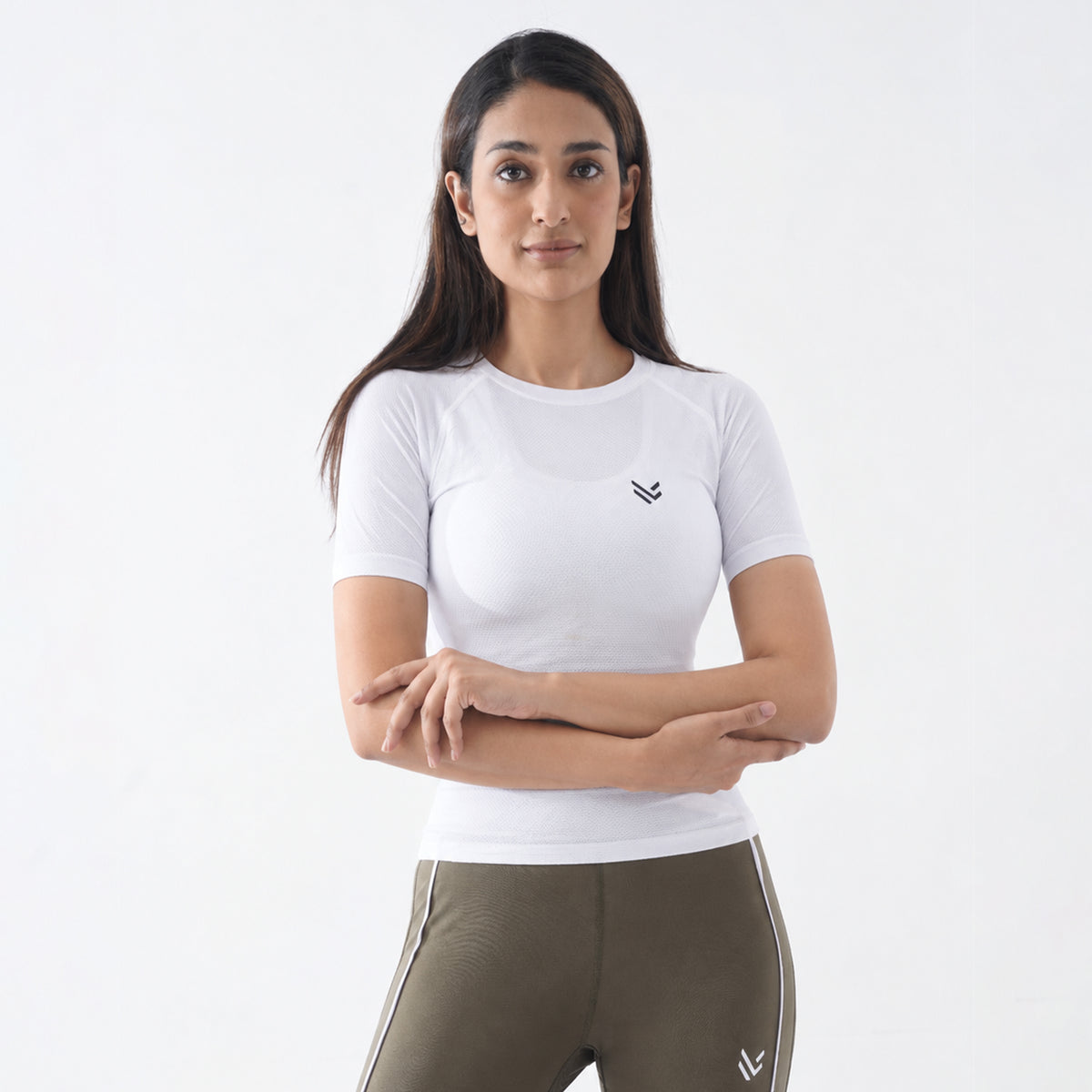 Flex White Women H/S Compression