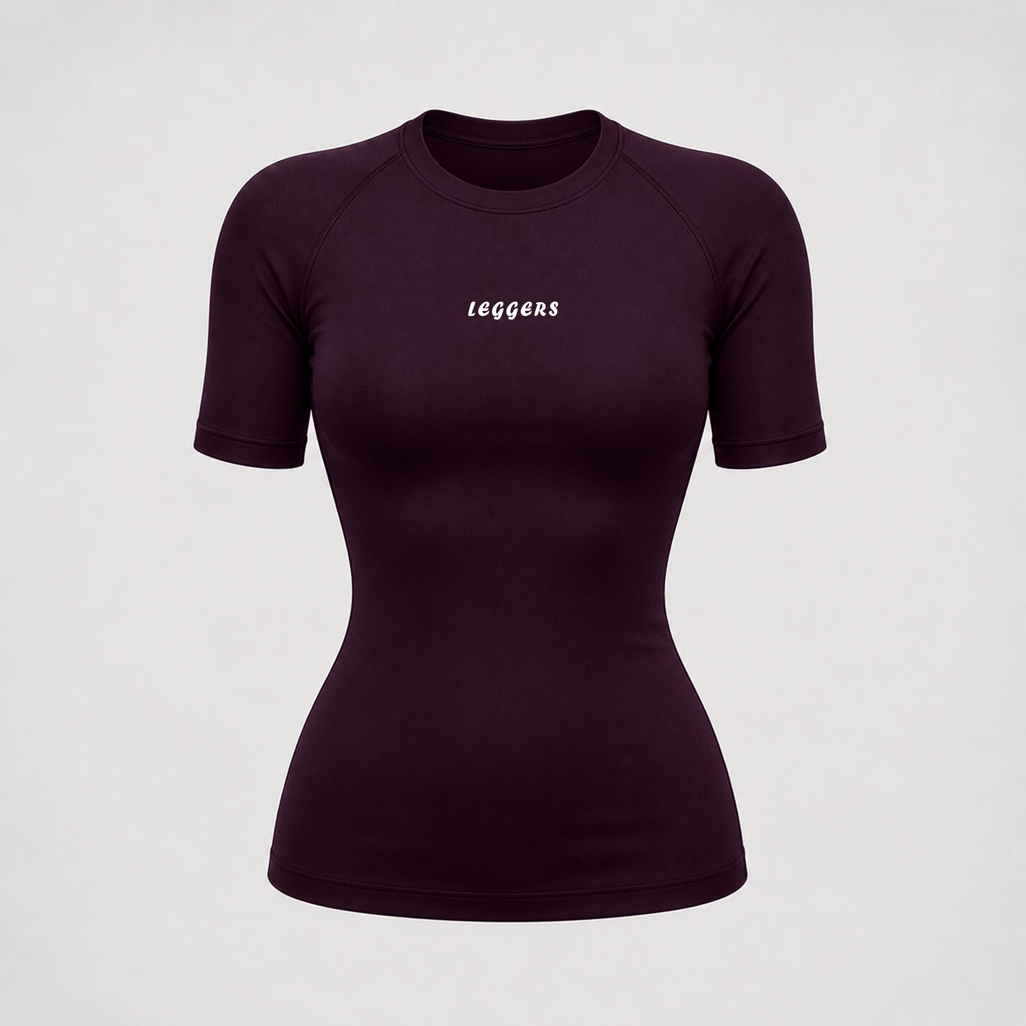 Women Compression Purple Half-Sleeve
