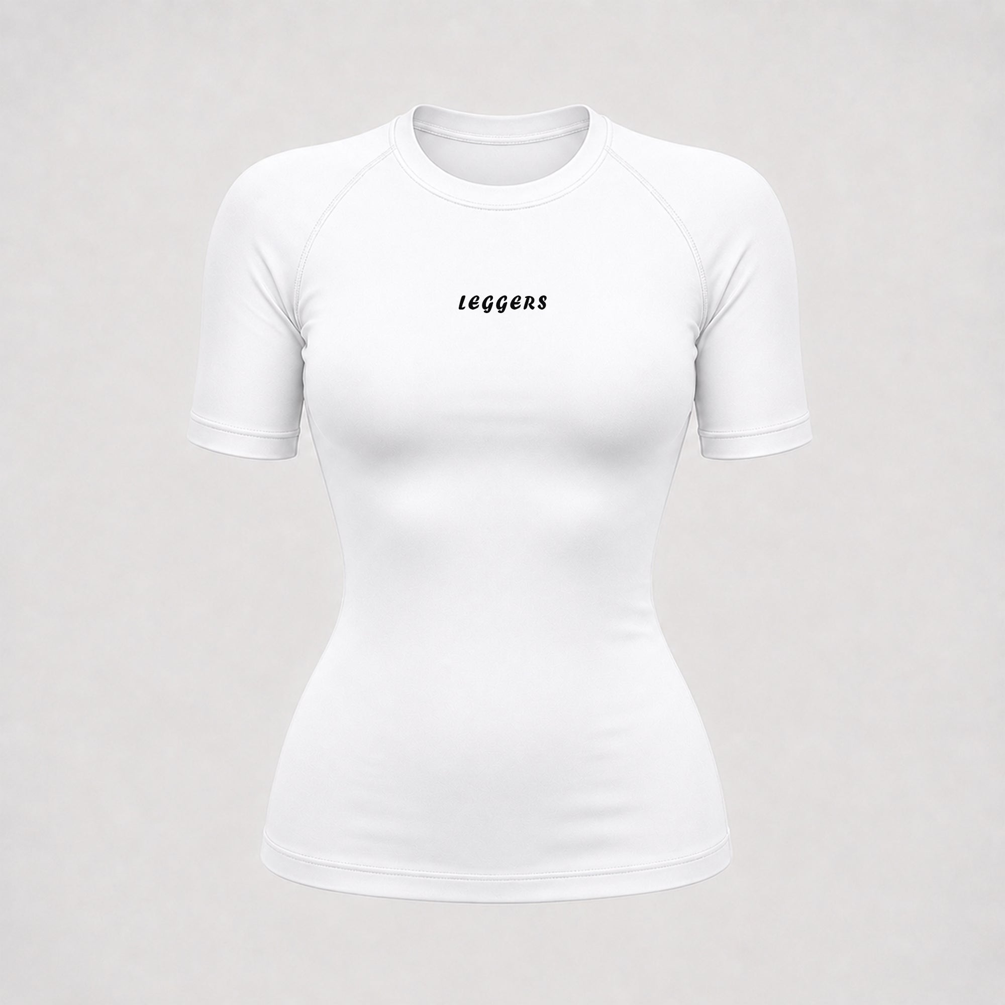 Women Compression White Half-Sleeve