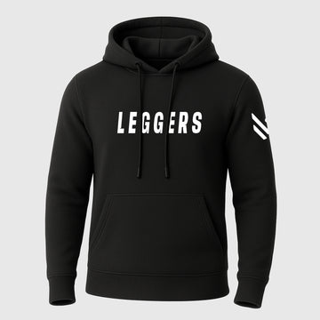 MOTION FLEECE BLACK HOODIE