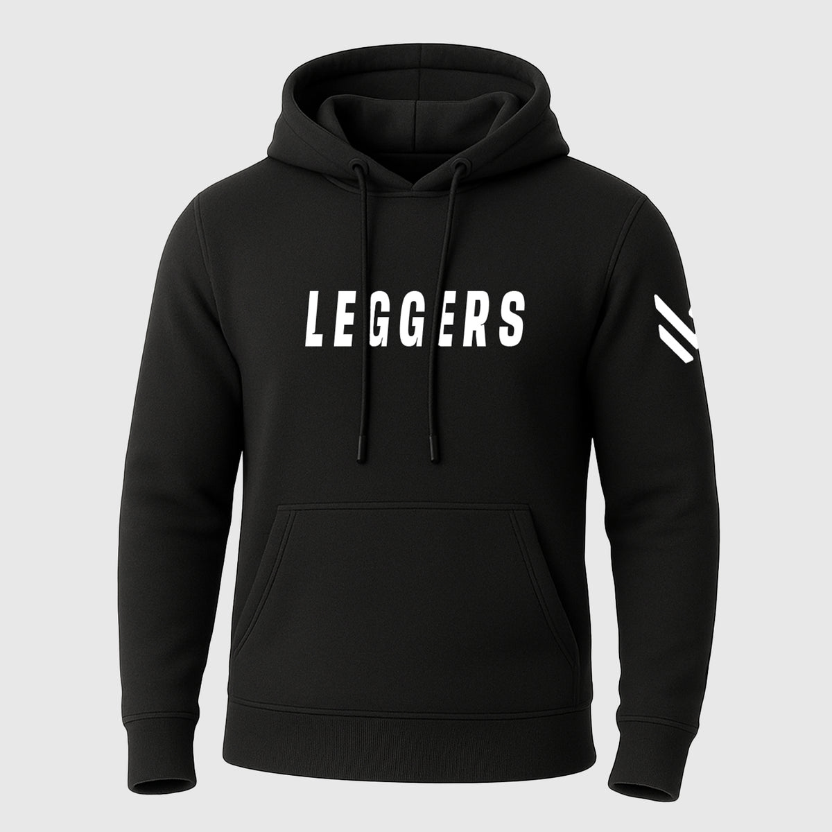 MOTION FLEECE BLACK HOODIE